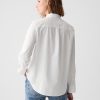 Cămașă clasică din poplin din bumbac organic Cămașă clasică din poplin din bumbac organic
