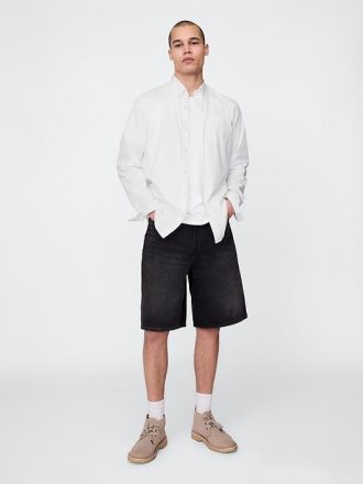 Cămașă clasică din poplin din bumbac organic