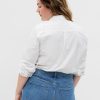 Cămașă clasică din poplin din bumbac organic Cămașă clasică din poplin din bumbac organic