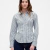 Cămașă clasică Dolman din poplin din bumbac organic