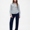 Cămașă clasică Dolman din poplin din bumbac organic