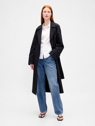 Cămașă clasică Dolman din poplin din bumbac organic