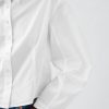 Cămașă crop din poplin din bumbac organic