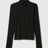 Cămașă Crop Modern Rib Mockneck Cămașă Crop Modern Rib Mockneck