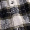 Cămașă de flanel relaxată din bumbac organic