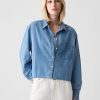 Cămașă Denim Crop