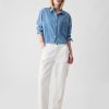 Cămașă Denim Crop