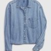 Cămașă Denim Crop