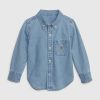 Cămașă denim pentru bebeluși și copii mici