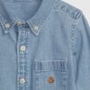 Cămașă denim pentru bebeluși și copii mici