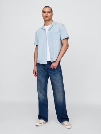 Cămașă denim relaxată