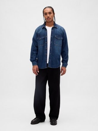 Cămașă denim relaxată