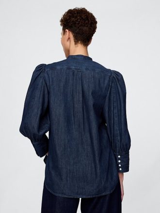 Cămașă din denim cu mâneci bufante Gap × HFR de la N’gai