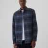 Cămașă din flanel din bumbac organic Cămașă din flanel din bumbac organic