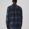 Cămașă din flanel din bumbac organic Cămașă din flanel din bumbac organic