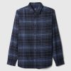 Cămașă din flanel din bumbac organic Cămașă din flanel din bumbac organic
