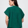 Cămașă Dolman din tifon de bumbac Cămașă Dolman din tifon de bumbac