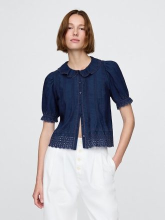 Cămașă Gap × DÔEN Eyelet