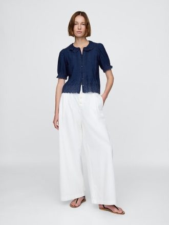 Cămașă Gap × DÔEN Eyelet