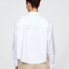 Cămașă mare crop Oxford din bumbac organic Cămașă mare crop Oxford din bumbac organic