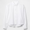 Cămașă mare crop Oxford din bumbac organic Cămașă mare crop Oxford din bumbac organic