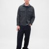 Cămașă mare cu dungi de denim Cămașă mare cu dungi de denim