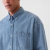 Cămașă mare din denim Cămașă mare din denim