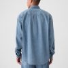 Cămașă mare din denim Cămașă mare din denim