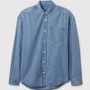 Cămașă mare din denim Cămașă mare din denim