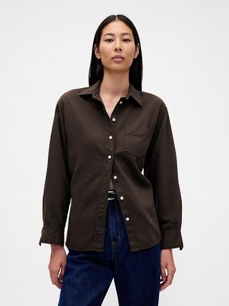 Cămașă mare din denim ultrasoft Cămașă mare din denim ultrasoft