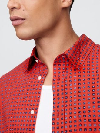 Cămașă mare din popelin din bumbac organic Gap × DÔEN