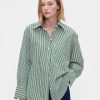 Cămașă mare din poplin din bumbac organic Cămașă mare din poplin din bumbac organic