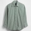 Cămașă mare din poplin din bumbac organic Cămașă mare din poplin din bumbac organic