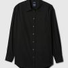 Cămașă mare din poplin din bumbac organic Cămașă mare din poplin din bumbac organic