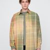 Cămașă mare din twill spălat la soare Cămașă mare din twill spălat la soare