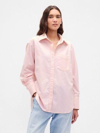 Cămașă mare Oxford din bumbac organic Cămașă mare Oxford din bumbac organic