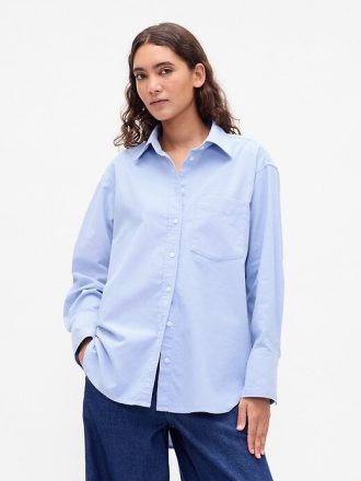 Cămașă mare Oxford din bumbac organic Cămașă mare Oxford din bumbac organic