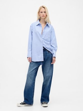 Cămașă mare Oxford din bumbac organic Cămașă mare Oxford din bumbac organic