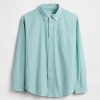 Cămașă relaxată din poplin din bumbac organic pentru copii