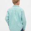 Cămașă relaxată din poplin din bumbac organic pentru copii