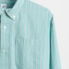 Cămașă relaxată din poplin din bumbac organic pentru copii