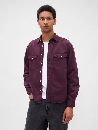 Cămașă relaxată UltraSoft Denim