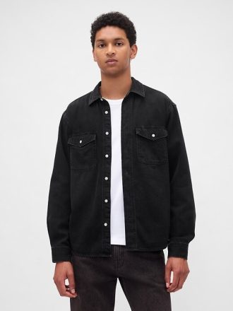 Cămașă relaxată UltraSoft Denim