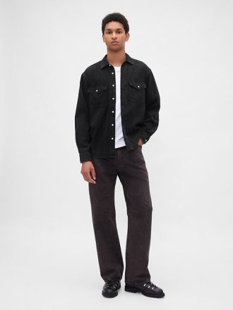 Cămașă relaxată UltraSoft Denim