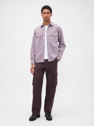 Cămașă relaxată UltraSoft Denim