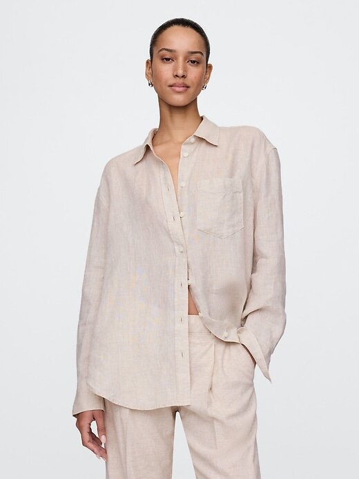 Cămașă supradimensionată 100% in Cămașă supradimensionată 100% in