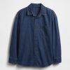 Cămașă supradimensionată din denim pentru copii