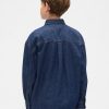 Cămașă supradimensionată din denim pentru copii