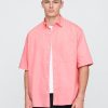 Cămașă supradimensionată din poplin din bumbac organic Cămașă supradimensionată din poplin din bumbac organic