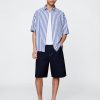 Cămașă supradimensionată din poplin din bumbac organic